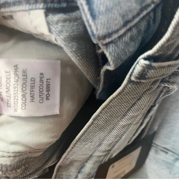 Rag and bone retro cut off short Light Blue Denim Shorts - Picture 3 of 6